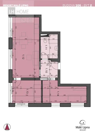 Prodej bytu 3+kk, Černá v Pošumaví, 49 m2