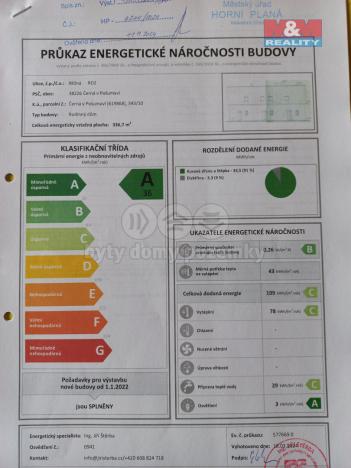 Prodej bytu 3+kk, Černá v Pošumaví - Bližná, 83 m2