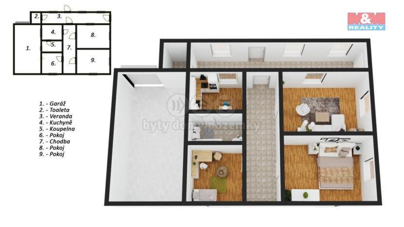 Prodej rodinného domu, Morašice, 55 m2