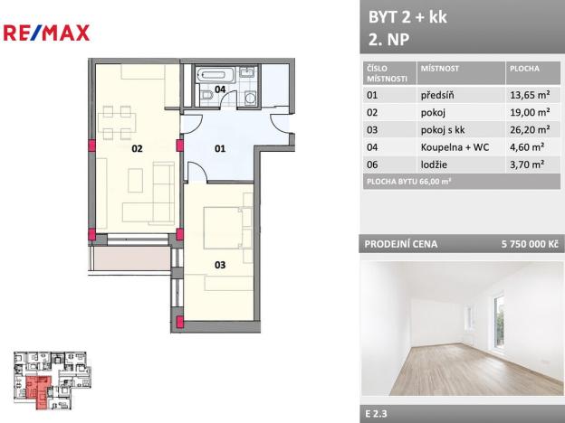 Prodej bytu 2+kk, Frýdek-Místek - Místek, Bezručova, 66 m2
