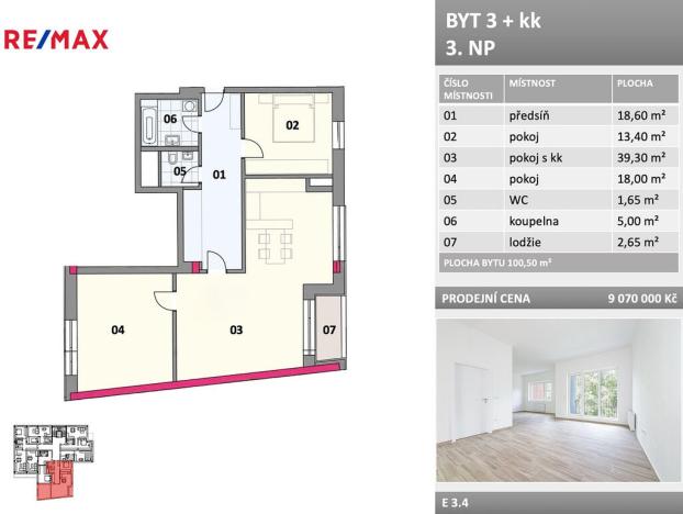 Prodej bytu 3+kk, Frýdek-Místek - Místek, Bezručova, 101 m2