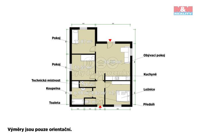 Prodej rodinného domu, Příchovice, 94 m2