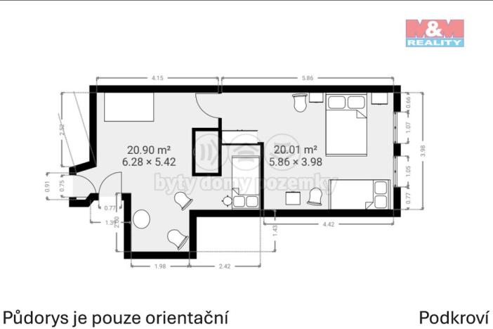 Prodej chalupy, Mutěnín - Ostrov, 155 m2