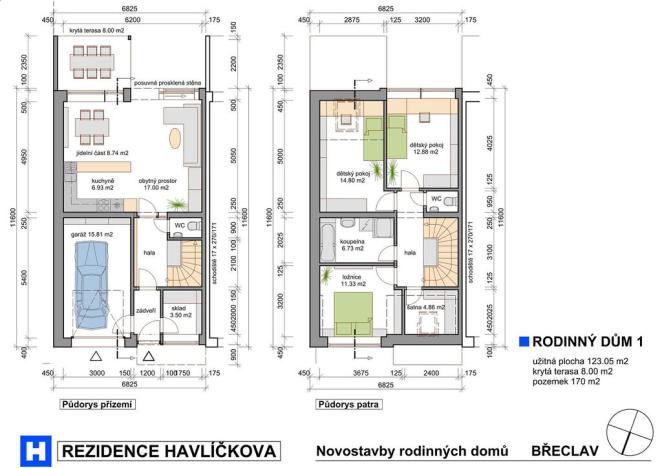 Prodej rodinného domu, Břeclav, Havlíčkova, 123 m2