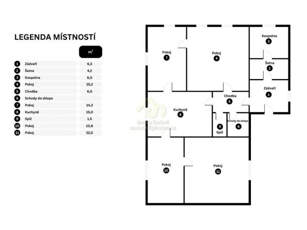 Prodej chalupy, Medový Újezd, 111 m2