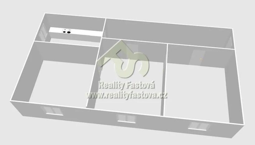 Pronájem kanceláře, Rokycany, 52 m2