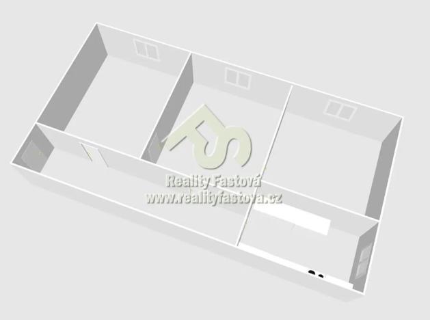 Pronájem kanceláře, Rokycany, 52 m2