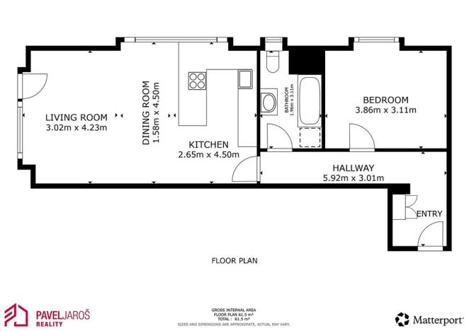 Prodej bytu 2+kk, Brno, Řípská, 68 m2