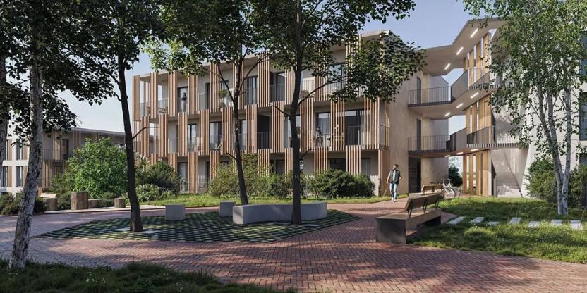 Prodej bytu 1+kk, Praha - Kbely, K Vinoři, 32 m2