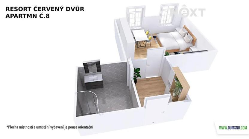 Prodej bytu 1+kk, Rapotín, Výzkumníků, 28 m2