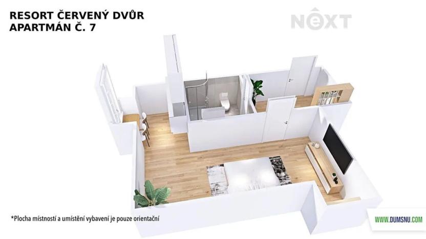 Prodej bytu 1+kk, Rapotín, Výzkumníků, 37 m2