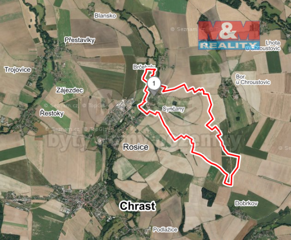 Prodej pozemku pro bydlení, Rosice - Synčany, 1565 m2