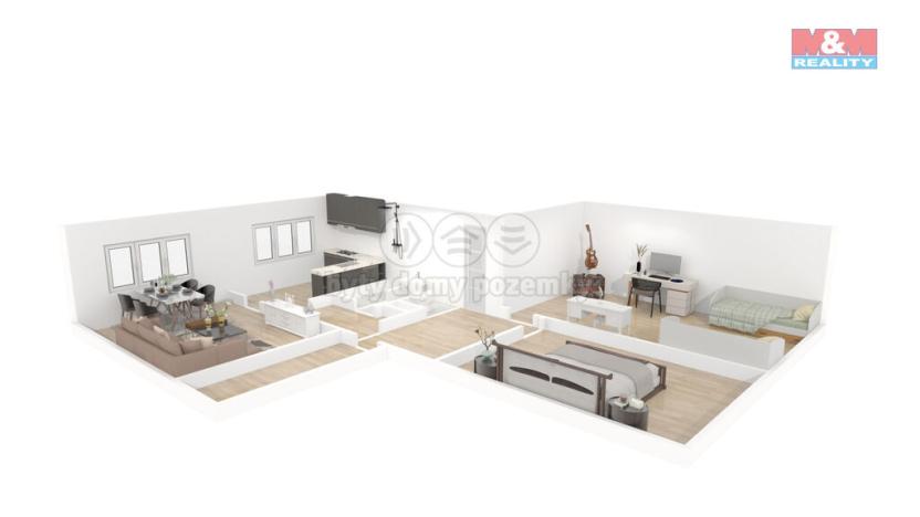 Prodej bytu 3+1, Toužim, Sídliště, 85 m2