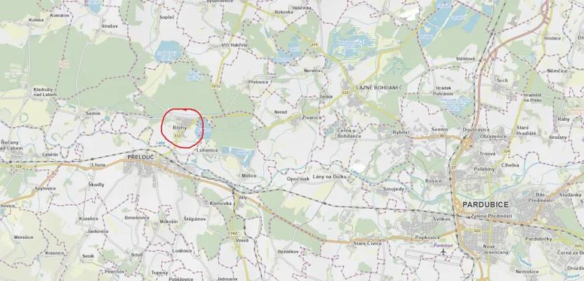 Prodej podílu lesa, Břehy, 5148 m2