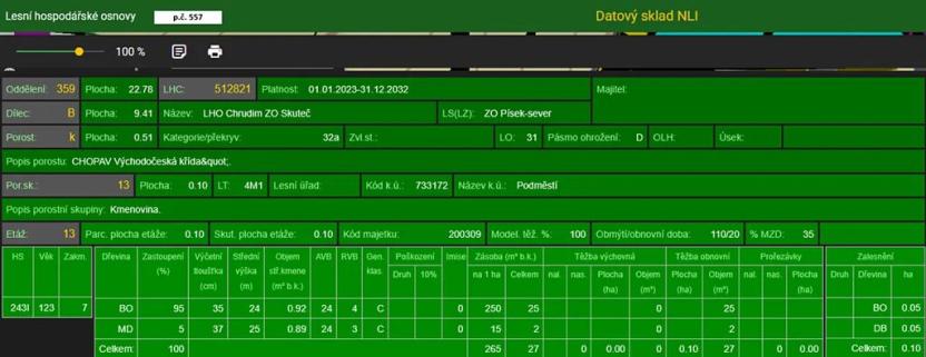 Prodej lesa, Proseč, 7493 m2
