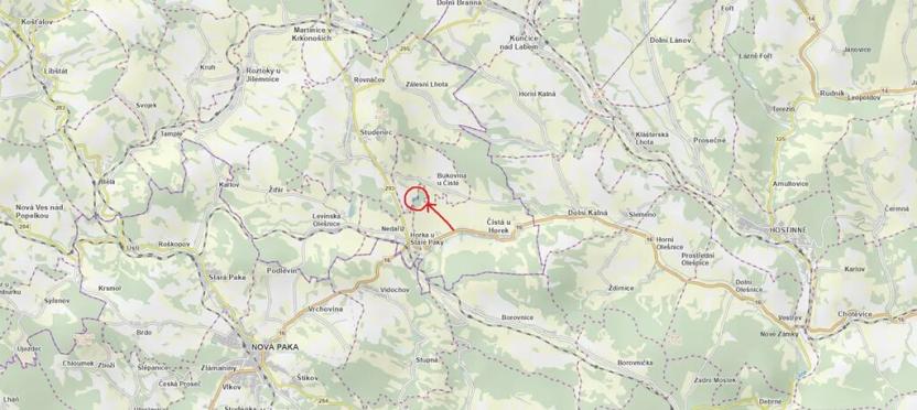 Prodej lesa, Bukovina u Čisté, 12070 m2