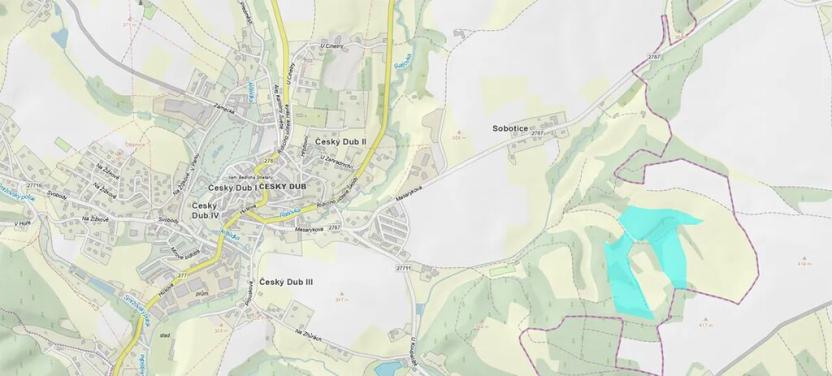 Prodej pozemku, Český Dub, 25179 m2