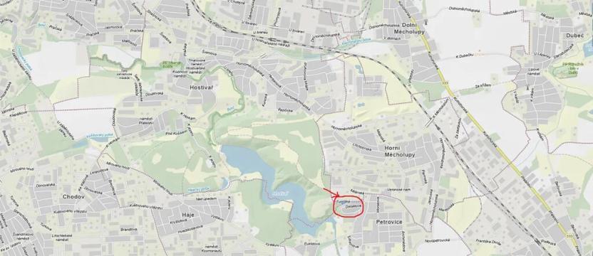 Prodej pozemku, Praha, 1076 m2