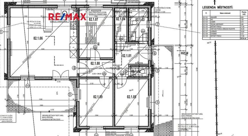 Pronájem rodinného domu, Stochov, Krátká, 88 m2