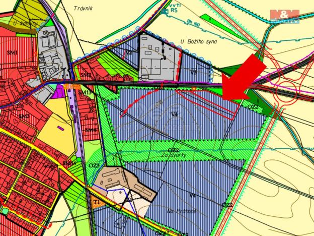 Prodej komerčního pozemku, Budyně nad Ohří - Břežany nad Ohří, 9485 m2