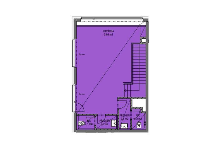 Prodej obchodního prostoru, Praha, U Pergamenky, 108 m2