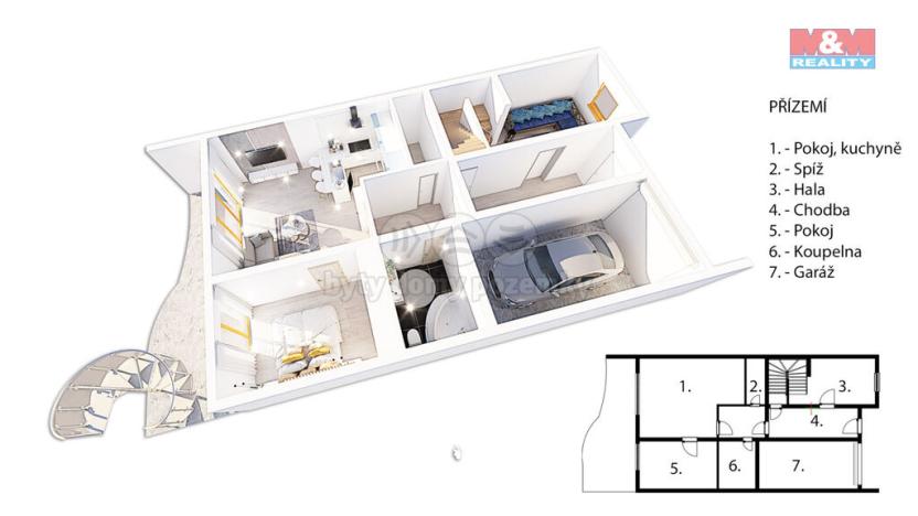 Prodej rodinného domu, Praha - Stodůlky, Klausova, 367 m2