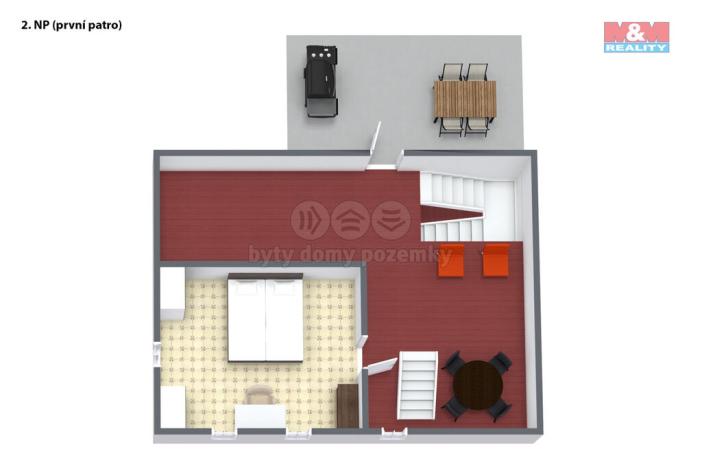 Prodej chaty, Krásno, Mírová, 105 m2