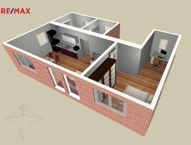 Pronájem bytu 2+kk, Ostrava - Mariánské Hory, Josefa Šavla, 63 m2