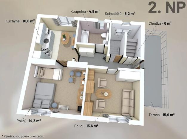 Prodej rodinného domu, Kožichovice, 120 m2