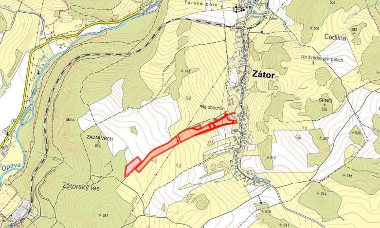 Prodej pole, Zátor, 40975 m2