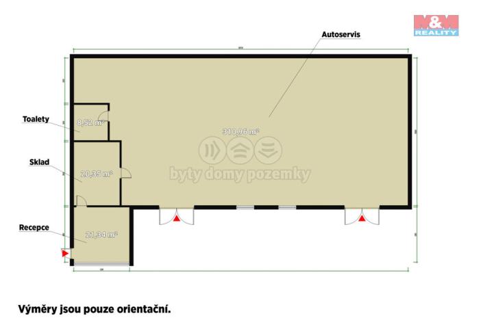 Pronájem komerčního pozemku, Rakovník, Huřviny, 1000 m2