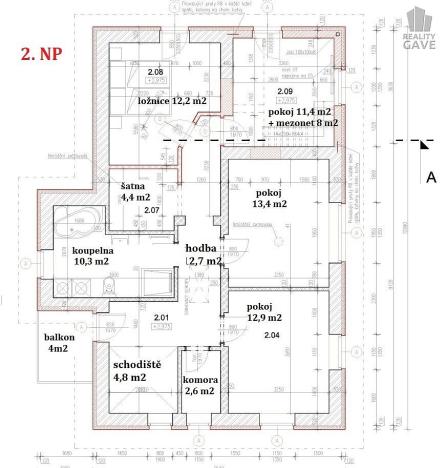 Prodej rodinného domu, Hostouň, Pavlovská, 178 m2