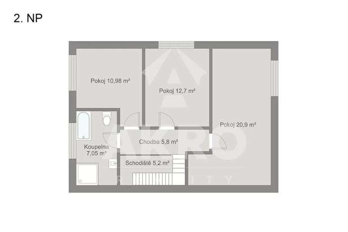 Prodej bytu 4+kk, Okrouhlo, 152 m2