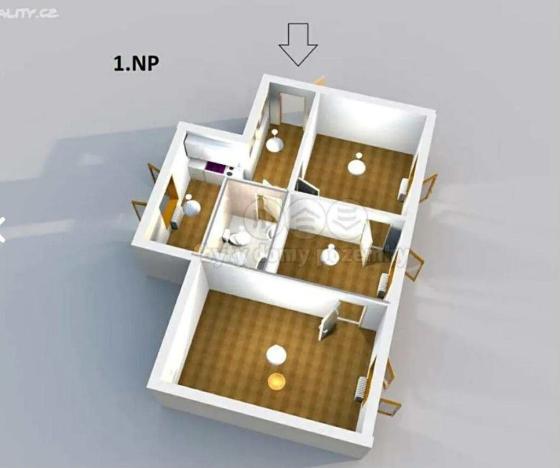 Prodej vícegeneračního domu, Týnec nad Labem, Masarykovo náměstí, 159 m2