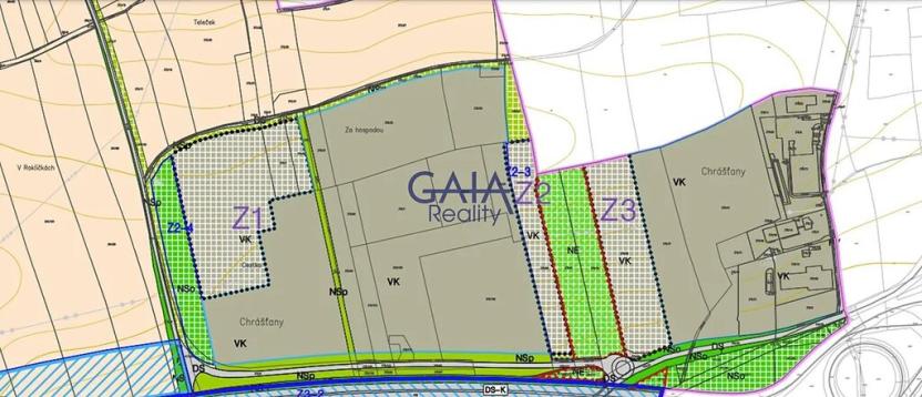 Prodej komerčního pozemku, Chrášťany, 17444 m2