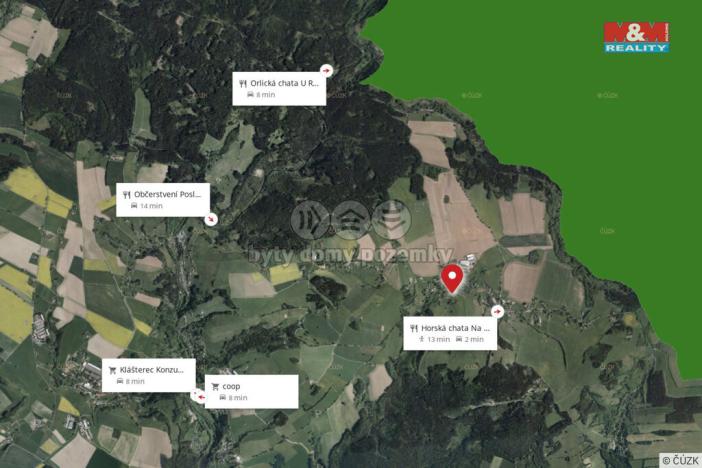 Prodej pozemku pro bydlení, České Petrovice, 1704 m2