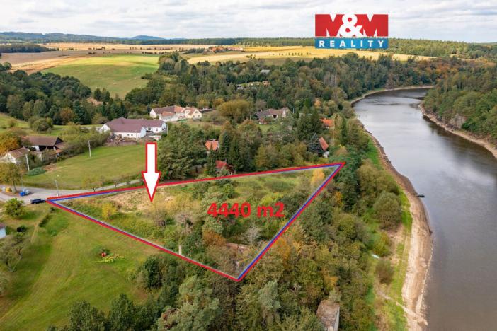 Prodej pozemku pro bydlení, Albrechtice nad Vltavou, 4440 m2