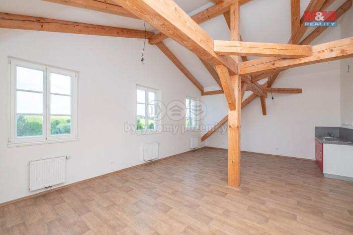 Pronájem bytu 1+kk, Studeněves, 47 m2