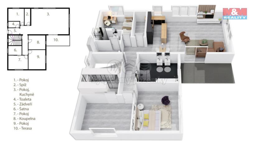 Prodej rodinného domu, Ledce, 216 m2