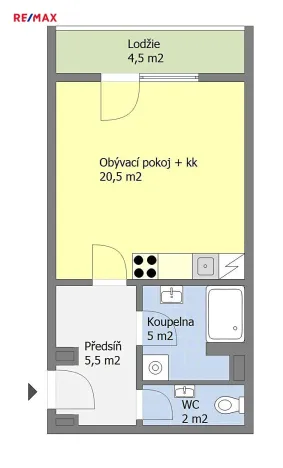 Prodej bytu 1+kk, Praha - Uhříněves, Douchova, 34 m2