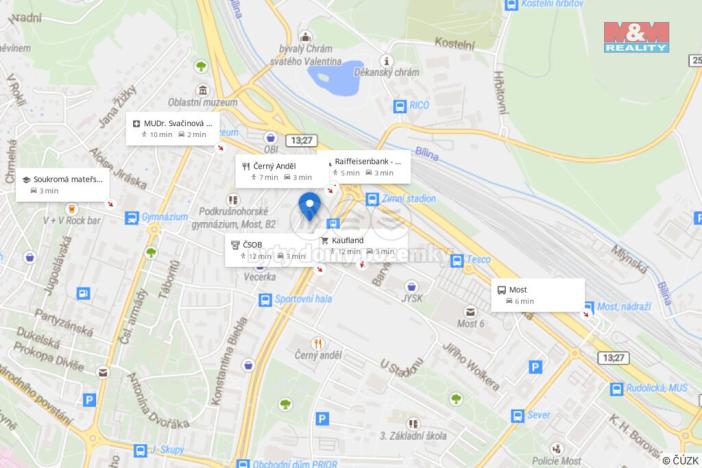 Prodej bytu 2+1, Most, tř. Budovatelů, 56 m2