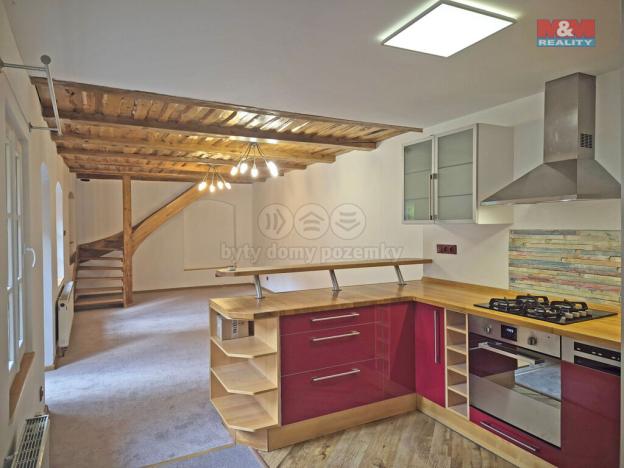 Pronájem bytu 2+kk, Jáchymov, náměstí Republiky, 56 m2