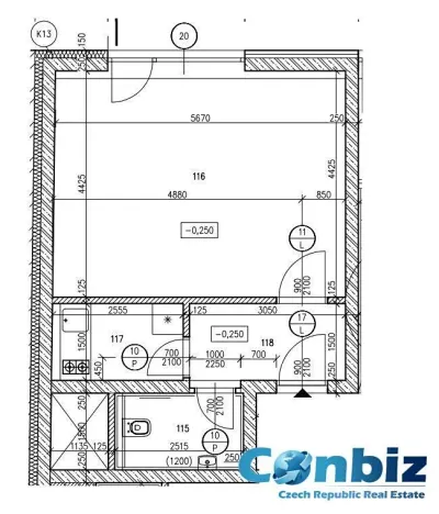Pronájem obchodního prostoru, Praha - Smíchov, Holečkova, 39 m2