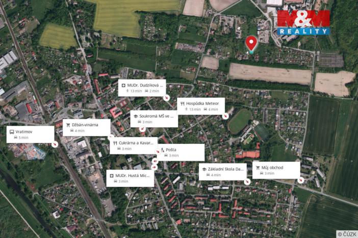 Prodej pozemku pro bydlení, Vratimov, U Rozvodny, 910 m2