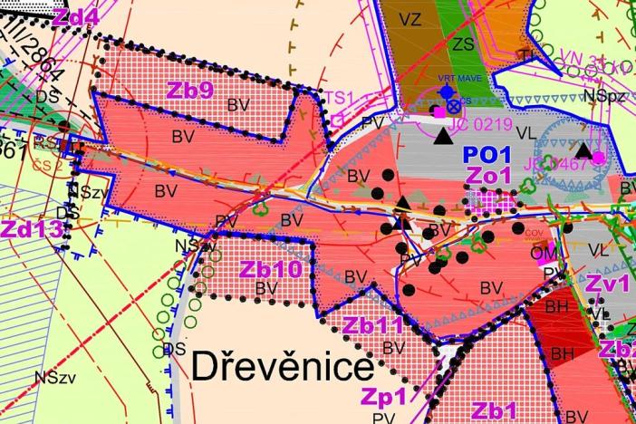 Prodej pozemku pro bydlení, Dřevěnice, 1636 m2