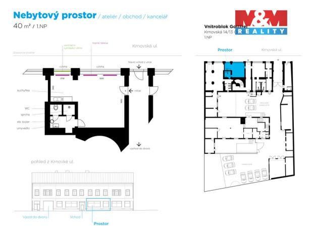 Pronájem obchodního prostoru, Opava - Předměstí, Krnovská, 40 m2