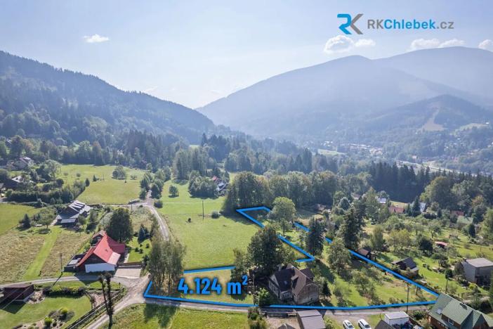 Prodej pozemku pro bydlení, Staré Hamry, 4124 m2