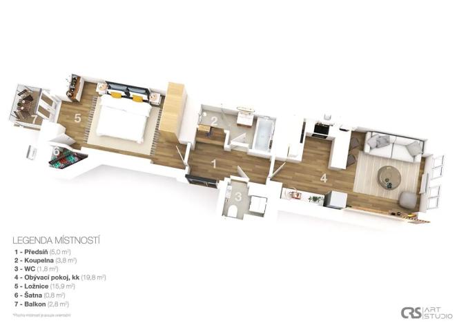 Prodej bytu 2+kk, Praha - Vyšehrad, Vratislavova, 56 m2