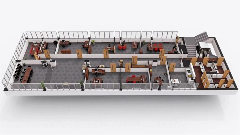 Pronájem kanceláře, Brno, Dornych, 397 m2