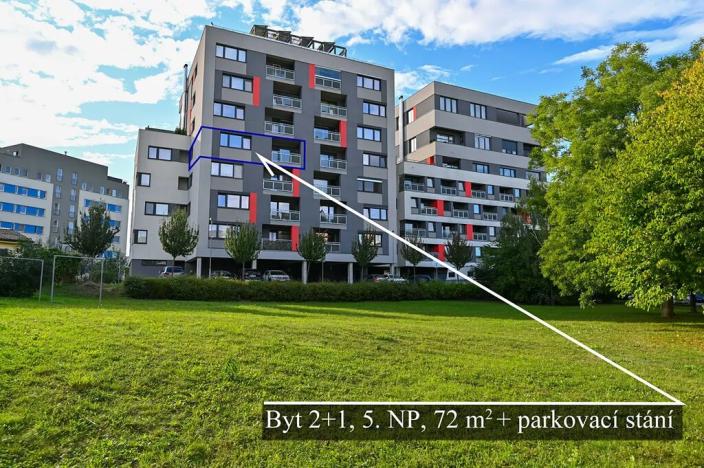 Pronájem bytu 2+1, Olomouc, gen. Píky, 62 m2